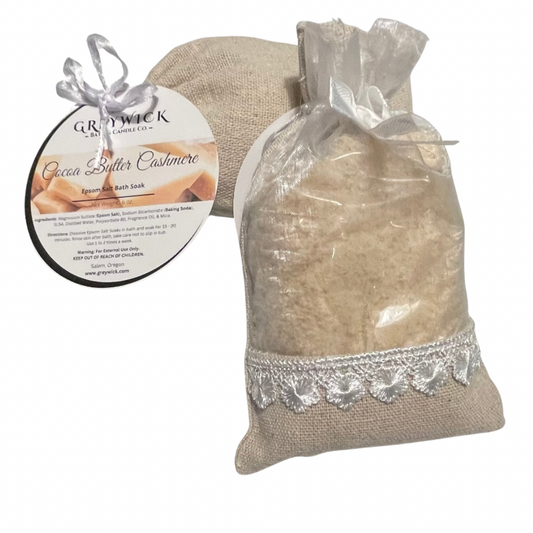 Cocoa Butter Cashmere Epsom Salt Bath Soak