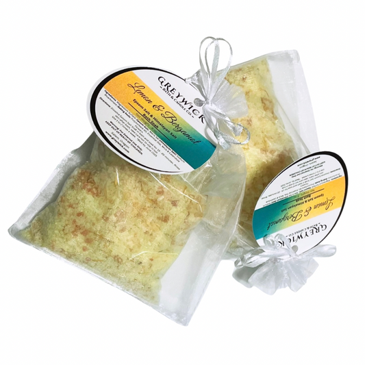 Lemon & Bergamot Bath Salt Soak 8 oz.